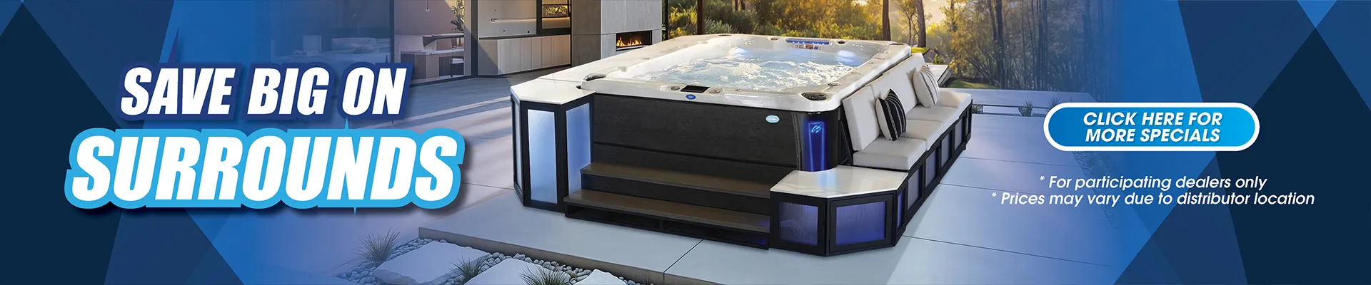 Calspas hot tub being used in a family setting - Arnold