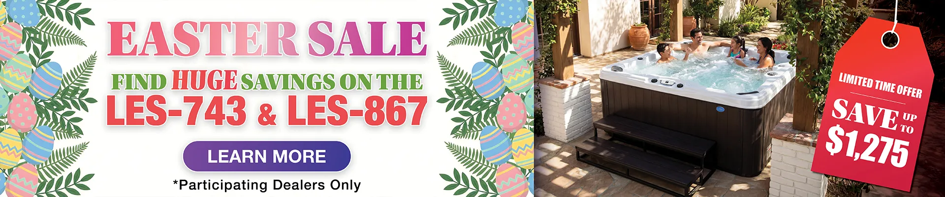 Calspas hot tub being used in a family setting - Arnold